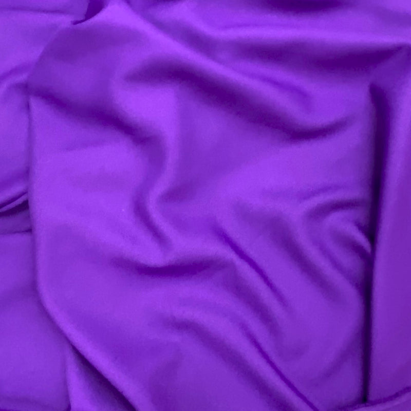 Gabardine Purple Polyester Gabardine Fabric - Purple, 59/60" Width