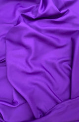 Gabardine Purple Polyester Gabardine Fabric - Purple, 59/60" Width