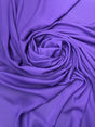 Purple Chiffon Polyester Fabric - Purple, Sheer, 59"-60" Width (1 Yard)