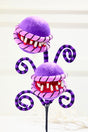 26" Purple Carnivorous Plant Curly Spray