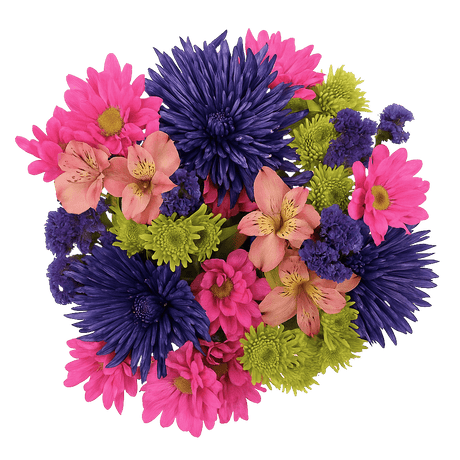 Floral Fireworks Flower Bouquet Fresh Mixed Arrangement