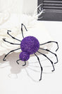 16" Purple Frizzy Spider