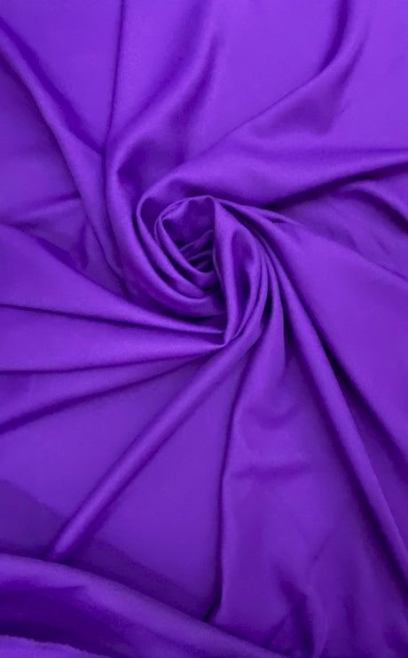 Gabardine Purple Polyester Gabardine Fabric - Purple, 59/60" Width