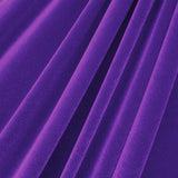 1 Yard Solid Stretch Velvet Fabric Silky Soft 4 Way Stretch for Apparel 58/60 Inch Width