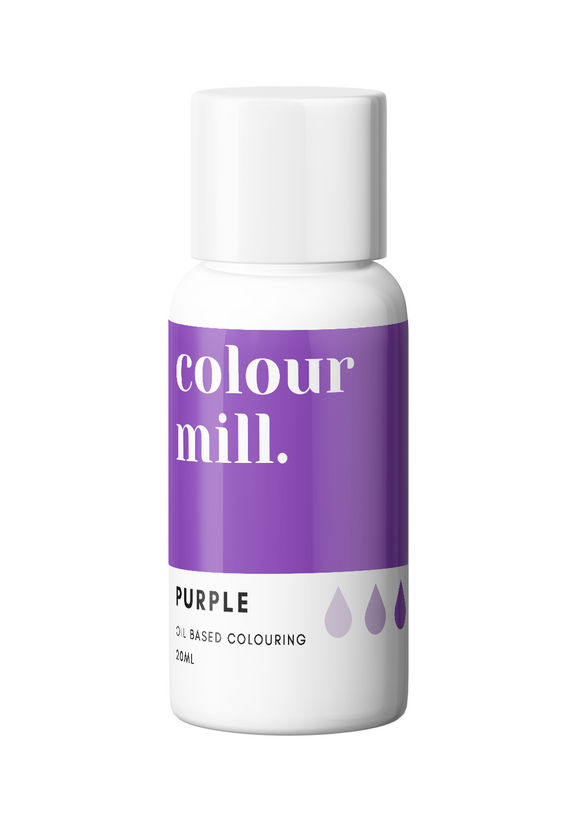 Purple Oil Based Food Coloring for Chocolate Buttercream 20ml