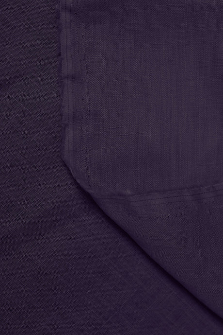 1 Yard Purple Linen Fabric Lightweight Flat Solid 44 Inches Wide for Sewing and Accessories