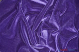 Stretch Velvet Spandex Fabric - Solid, 58" Width (1 Yard)