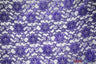 Raschel Lace Polyester Fabric - Floral Sheer Lace, 58/60" Width (1 Yard)