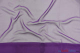 Double Georgette 100 Percent Polyester Fabric - Sheer Crepe Texture, 60" Width, Multiple Colors (1 Yard)