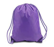 Drawstring Bag - Purple Fabric - Purple, 14" X 17" (1 Bag)