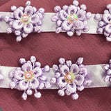Beaded 3D Guipure Floral Lace Trimming