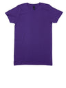 Lucky Friends 1001 100% Cotton Fabric - Purple, Round Neck, 4.2 Oz, Tubular, 30 Single, Unisex (1 Piece)