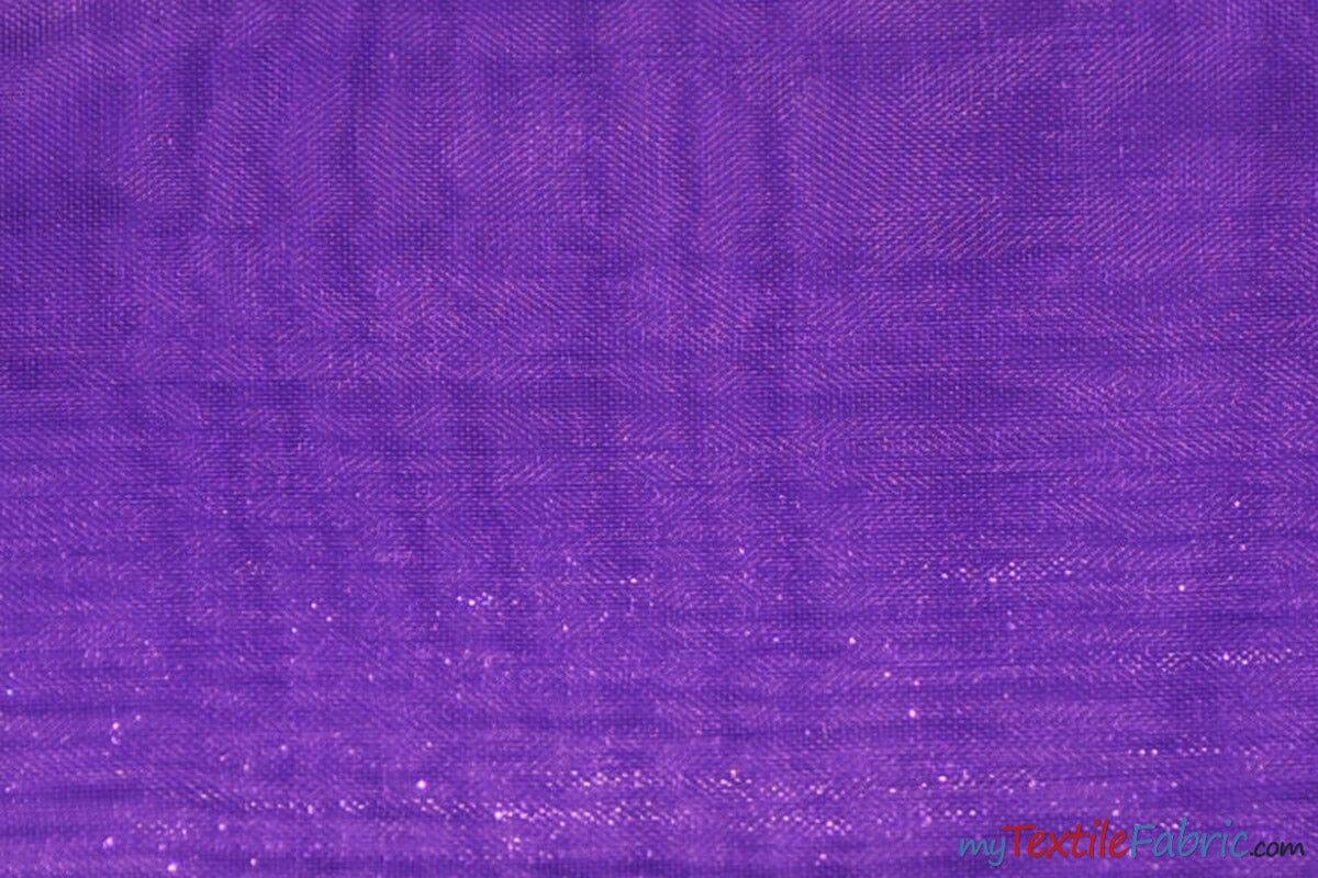 Mirror Organza Polyester Fabric - Sheer, Soft And Smooth, 58/60" Width (Continuous Yards & By Bolt)