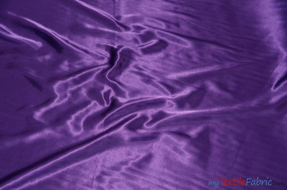 Silky Soft Medium Satin Polyester Fabric - Solid, 58/60" Width (70 Yard Bolt)