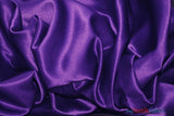 Stretch Matte Satin Peau De Soie Polyester Fabric - Solid, 58/60" Width (1 Yard)