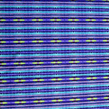 Nylon Lycra Swimsuit Fabric Purple Aqua Lime Abstract Stripe