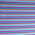 Swim Knit Nylon Spandex Purple Aqua Lime Stripe
