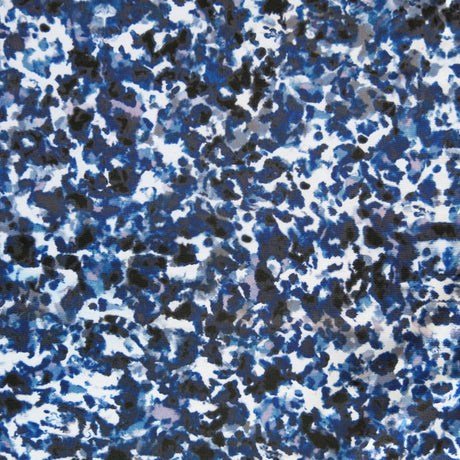 Nylon Spandex Swimsuit Fabric Purple Navy Black Splotches