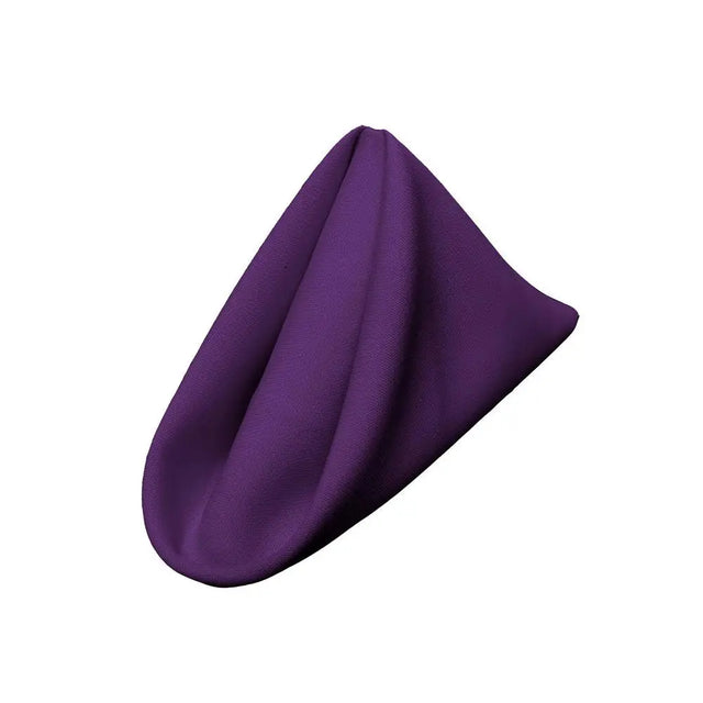 (12 / Pack) Purple 18″ Polyester Napkin