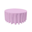 Lilac 100% Polyester Round Tablecloth 120″