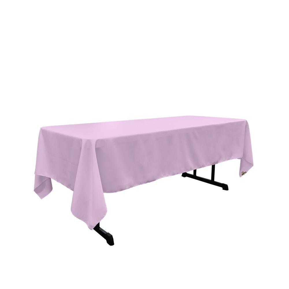 Lilac 100% Polyester Rectangular Tablecloth 60″ x 108″
