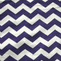 Cotton Lycra Knit Fabric Purple and White Chevrons 28 Remnant