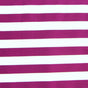 Swim Knit Purple and White Stripes with Silver and Gold Accents