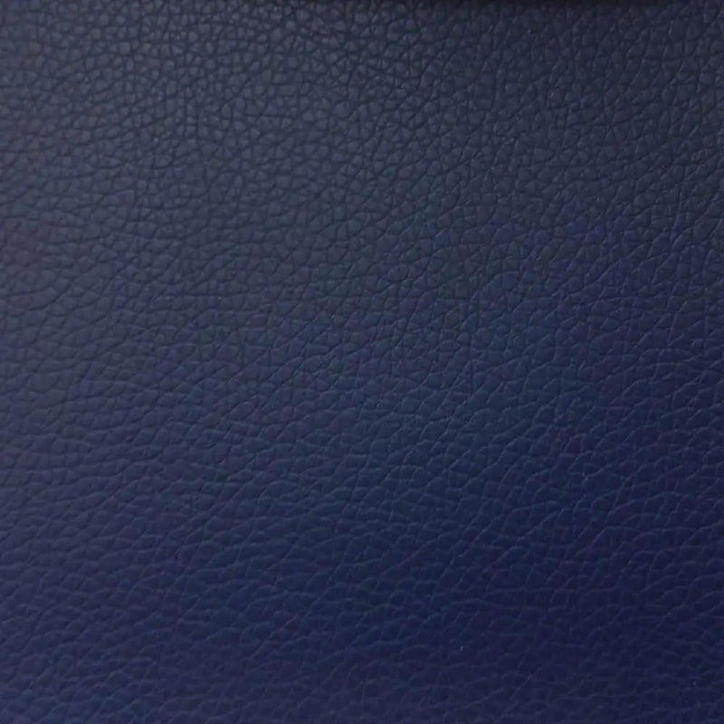 Navy 1.2 mm Thickness Soft PVC Faux Leather Vinyl Fabric
