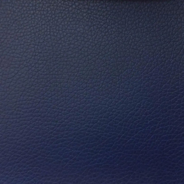 Navy 1.2 mm Thickness Soft PVC Faux Leather Vinyl Fabric