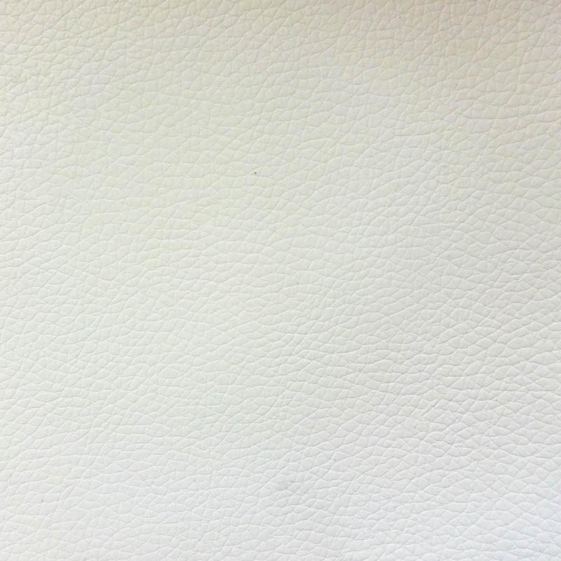 White 1.2 mm Thickness Soft PVC Faux Leather Vinyl Fabric