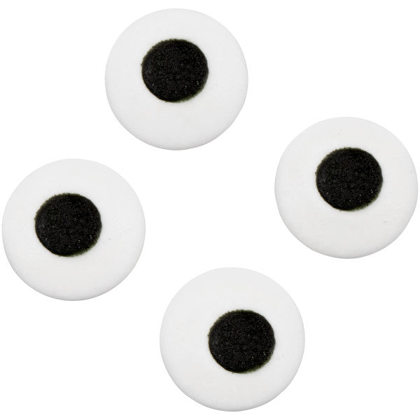 Wilton Large Edible Black and White Candy Eyeball Sprinkles, 1 oz.