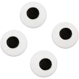 Wilton Large Edible Black and White Candy Eyeball Sprinkles, 1 oz.