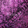 Python Holo Nylon Spandex Fabric - Fuchsia, Silver, Gold Snake Skin Hologram, 58/60" Width (1 Yard)