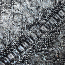 Python Holo Nylon Spandex Fabric - Fuchsia, Silver, Gold Snake Skin Hologram, 58/60" Width (1 Yard)