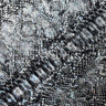 Python Holo Nylon Spandex Fabric - Fuchsia, Silver, Gold Snake Skin Hologram, 58/60" Width (1 Yard)