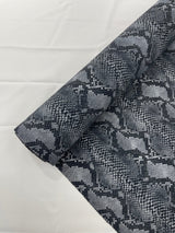 Python Snake Print Nylon Spandex Fabric - Digital Snake Skin Print, 58" Width (1 Yard)