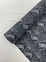 Python Snake Print Nylon Spandex Fabric - Digital Snake Skin Print, 58" Width (1 Yard)