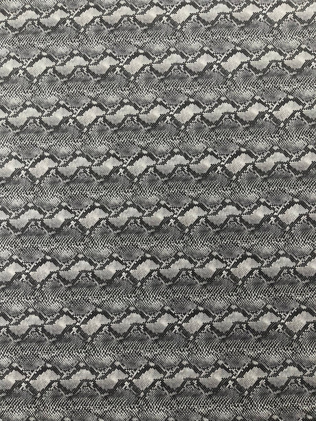 Python Snake Print Nylon Spandex Fabric - Digital Snake Skin Print, 58" Width (1 Yard)