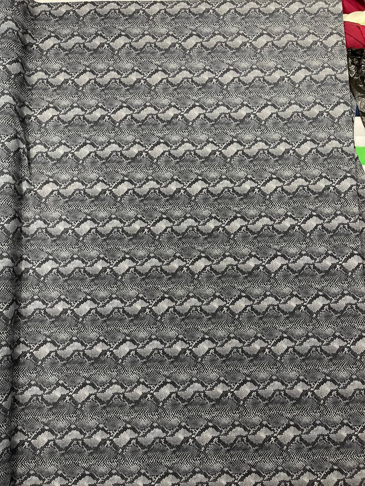 Python Snake Print Nylon Spandex Fabric - Digital Snake Skin Print, 58" Width (1 Yard)