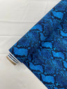 Python Snake Print Nylon Spandex Fabric - Digital Snake Skin Print, 58" Width (1 Yard)