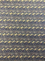 Python Snake Print Nylon Spandex Fabric - Digital Snake Skin Print, 58" Width (1 Yard)