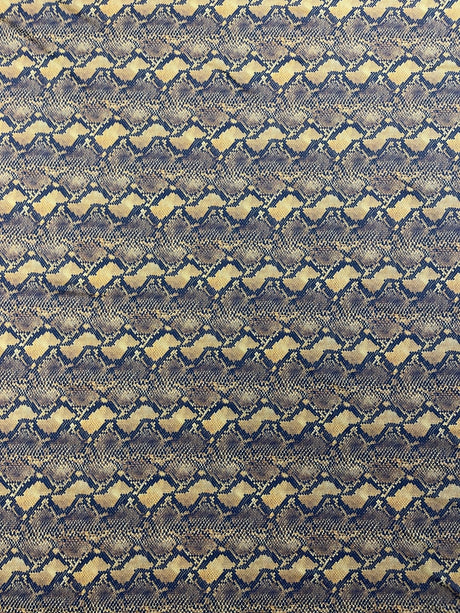 Python Snake Print Nylon Spandex Fabric - Digital Snake Skin Print, 58" Width (1 Yard)