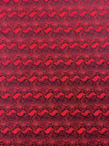 Python Snake Print Nylon Spandex Fabric - Digital Snake Skin Print, 58" Width (1 Yard)