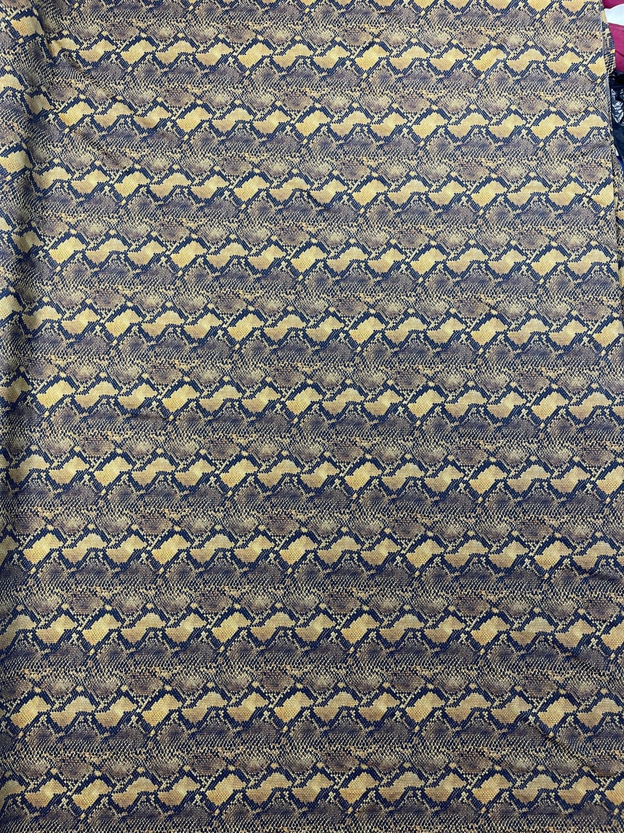 Python Snake Print Nylon Spandex Fabric - Digital Snake Skin Print, 58" Width (1 Yard)