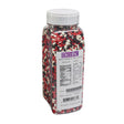 Mickey Mouse Red, Black and White Quins Sprinkles 19 oz. handheld container
