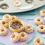 Wilton Daily Delights Non-Stick Mini Donut Pan, 12-Cavity