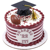3D Football Rings, Cupcake Decorations, Food Safe Cake Toppers – 144 Pack