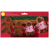 Wilton Gingerbread Family Cookie Cutter Set – 4 Piece