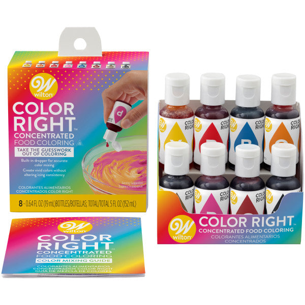 Wilton Color Right Performance Food Coloring Set