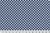 Quilting Cuddle Gingham Navy Fabric